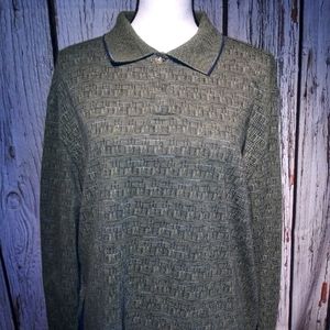 George size large long sleeve men Polo